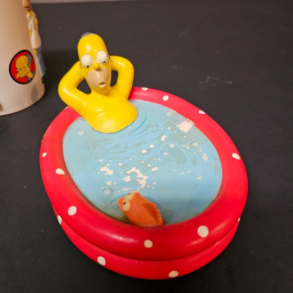 Simpsons 3-Piece Bathroom Accessory Set Toothbrush Holder Soap Dish Cup